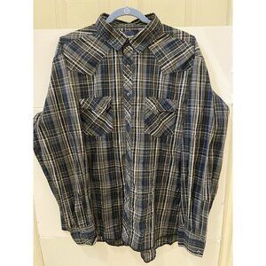 Wrangler XXL‎ Pearl Snap Shirt Plaid